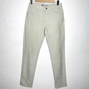Vuori Pants Mens 30 Beige Straight Leg Meta Pant 5-Pocket Pants V430 30X31